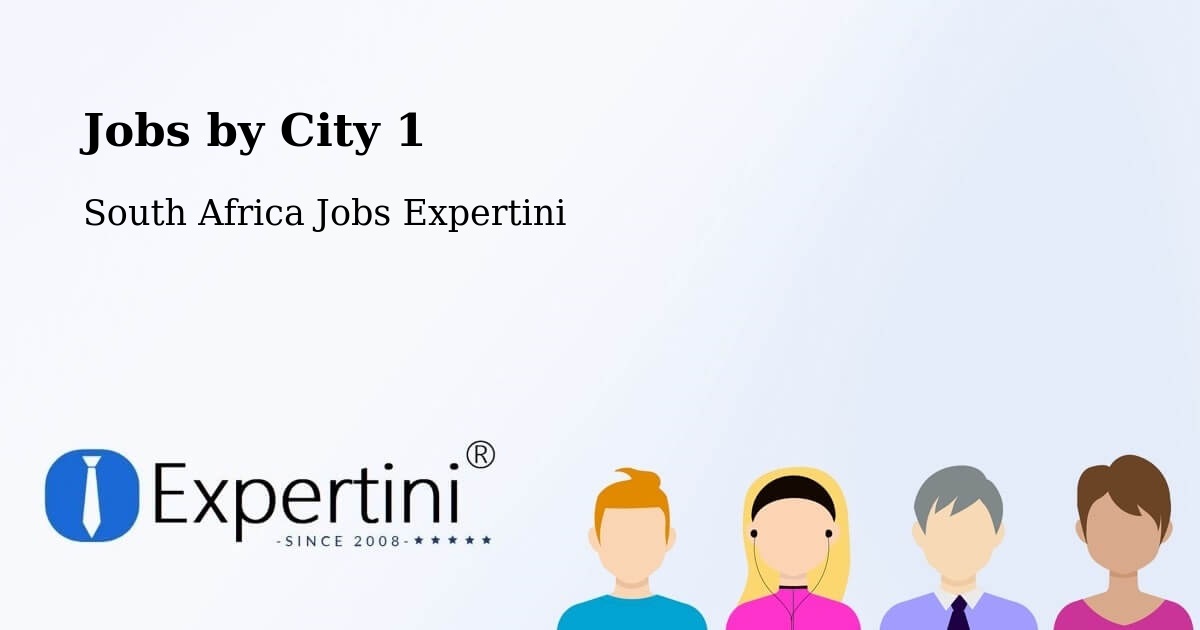 City Jobs in South Africa - Expertini